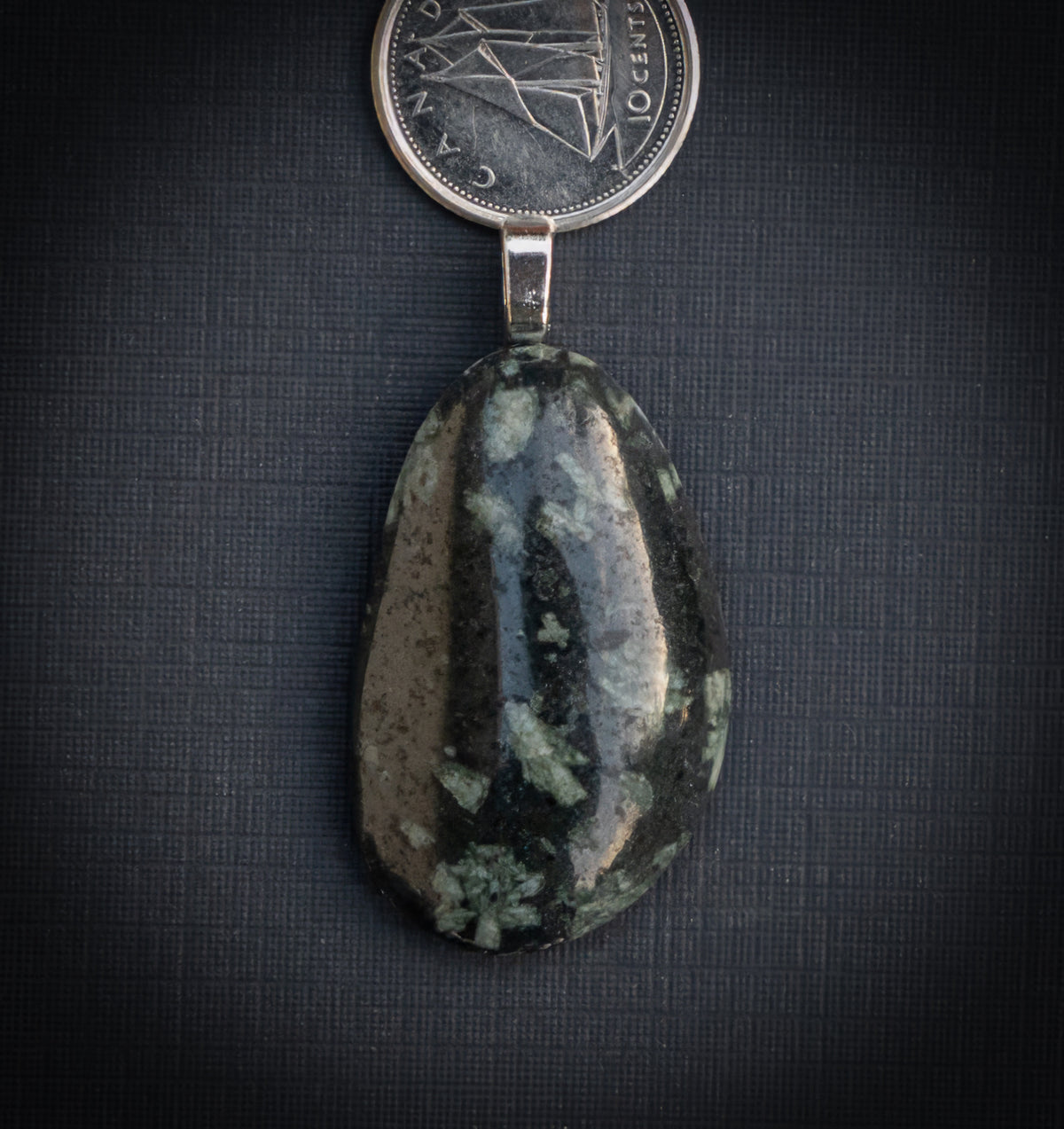 BC Flower Stone Pendant